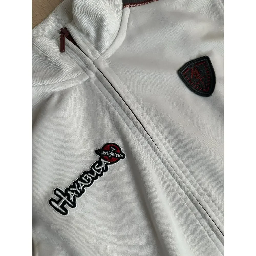 Hayabusa White Zip-Up Jacket - Size S - Mint